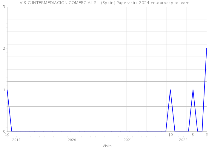 V & G INTERMEDIACION COMERCIAL SL. (Spain) Page visits 2024 