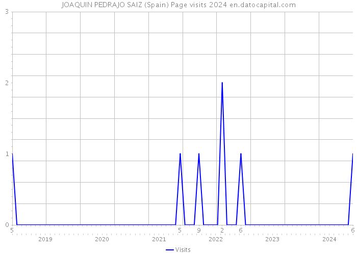 JOAQUIN PEDRAJO SAIZ (Spain) Page visits 2024 