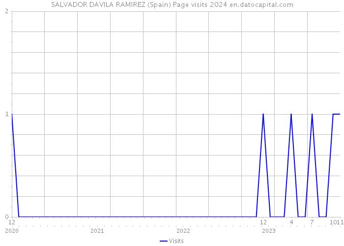 SALVADOR DAVILA RAMIREZ (Spain) Page visits 2024 