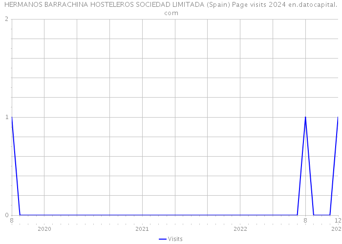 HERMANOS BARRACHINA HOSTELEROS SOCIEDAD LIMITADA (Spain) Page visits 2024 