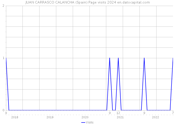 JUAN CARRASCO CALANCHA (Spain) Page visits 2024 