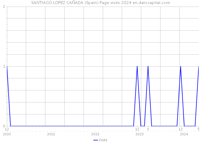 SANTIAGO LOPEZ CAÑADA (Spain) Page visits 2024 