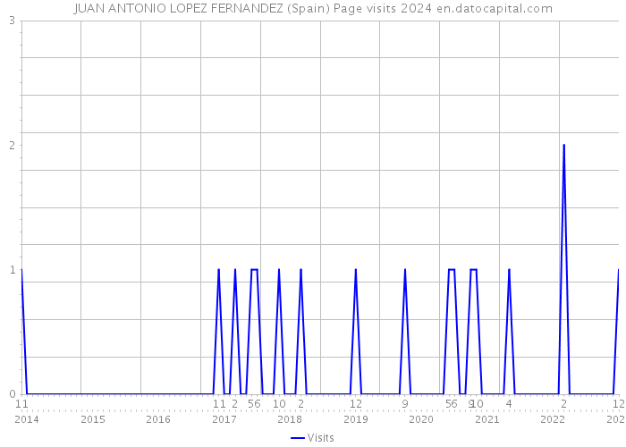 JUAN ANTONIO LOPEZ FERNANDEZ (Spain) Page visits 2024 