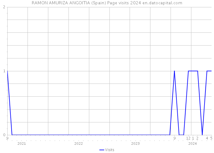 RAMON AMURIZA ANGOITIA (Spain) Page visits 2024 