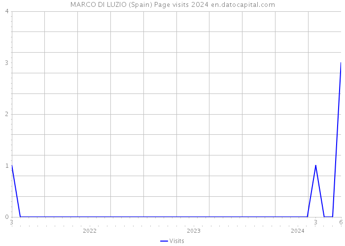 MARCO DI LUZIO (Spain) Page visits 2024 
