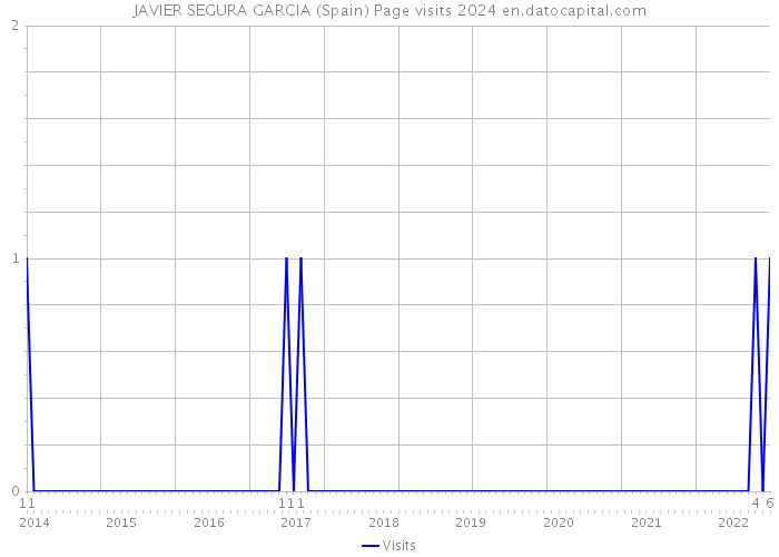 JAVIER SEGURA GARCIA (Spain) Page visits 2024 
