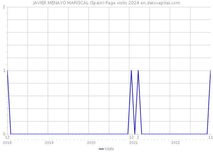 JAVIER MENAYO MARISCAL (Spain) Page visits 2024 