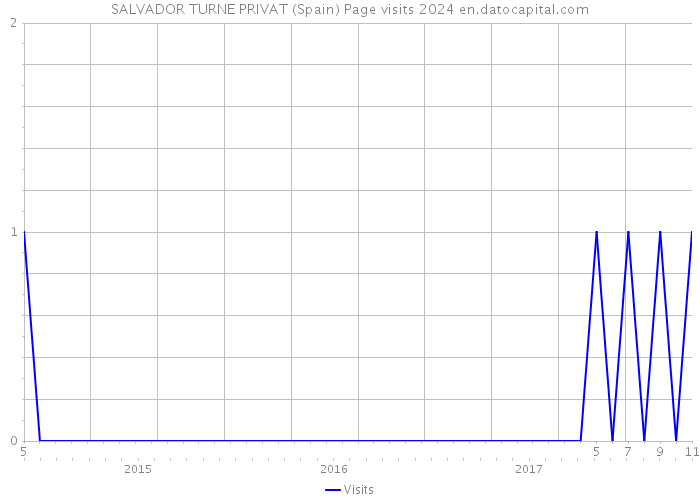 SALVADOR TURNE PRIVAT (Spain) Page visits 2024 