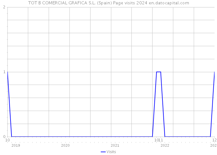 TOT B COMERCIAL GRAFICA S.L. (Spain) Page visits 2024 