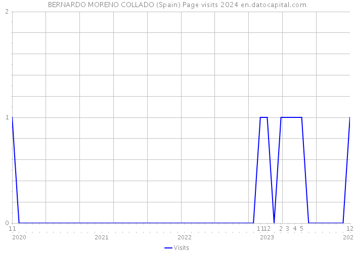 BERNARDO MORENO COLLADO (Spain) Page visits 2024 