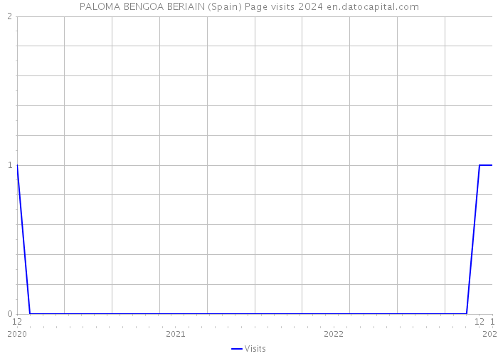PALOMA BENGOA BERIAIN (Spain) Page visits 2024 