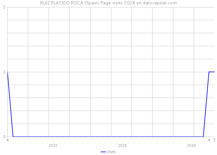 RUIZ PLACIDO ROCA (Spain) Page visits 2024 