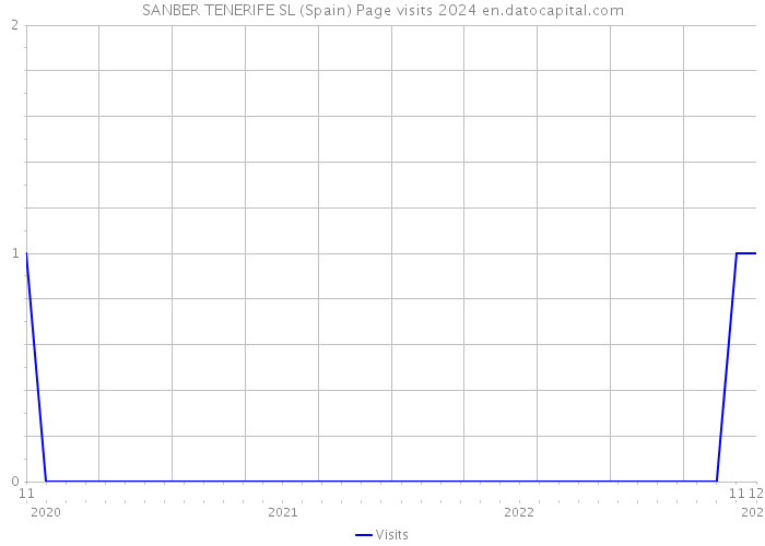 SANBER TENERIFE SL (Spain) Page visits 2024 