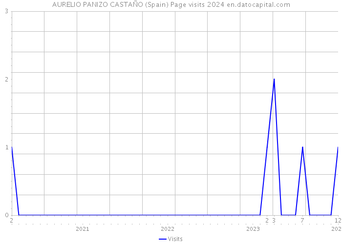 AURELIO PANIZO CASTAÑO (Spain) Page visits 2024 