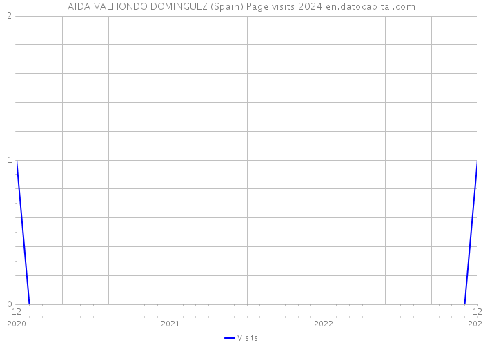 AIDA VALHONDO DOMINGUEZ (Spain) Page visits 2024 