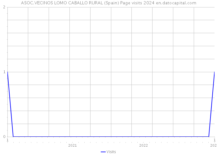 ASOC.VECINOS LOMO CABALLO RURAL (Spain) Page visits 2024 