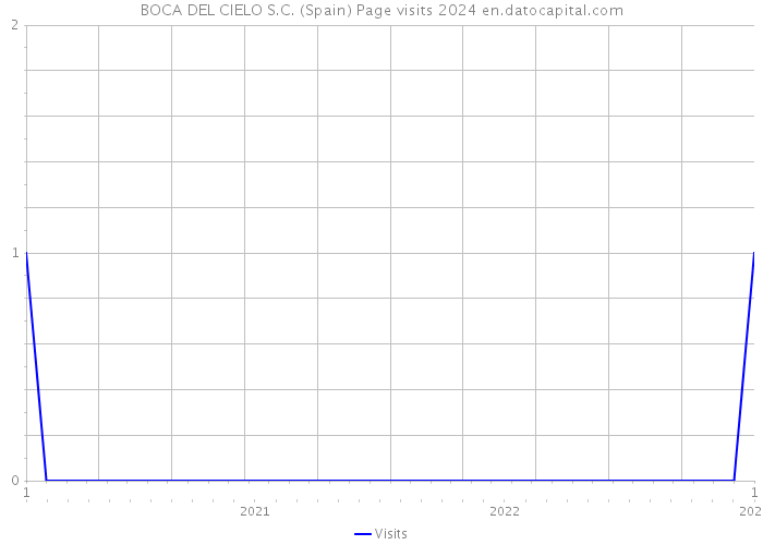 BOCA DEL CIELO S.C. (Spain) Page visits 2024 