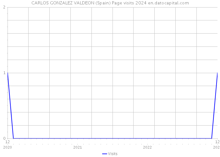 CARLOS GONZALEZ VALDEON (Spain) Page visits 2024 