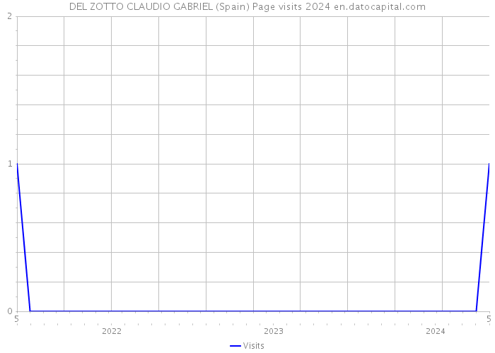 DEL ZOTTO CLAUDIO GABRIEL (Spain) Page visits 2024 