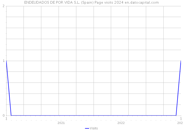 ENDEUDADOS DE POR VIDA S.L. (Spain) Page visits 2024 