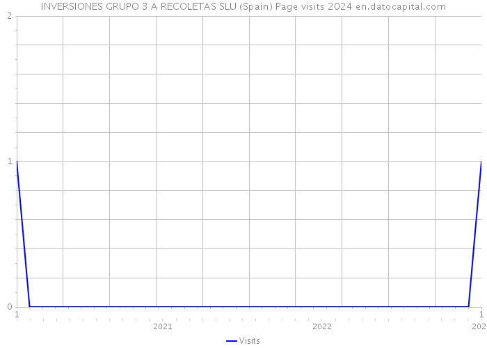 INVERSIONES GRUPO 3 A RECOLETAS SLU (Spain) Page visits 2024 