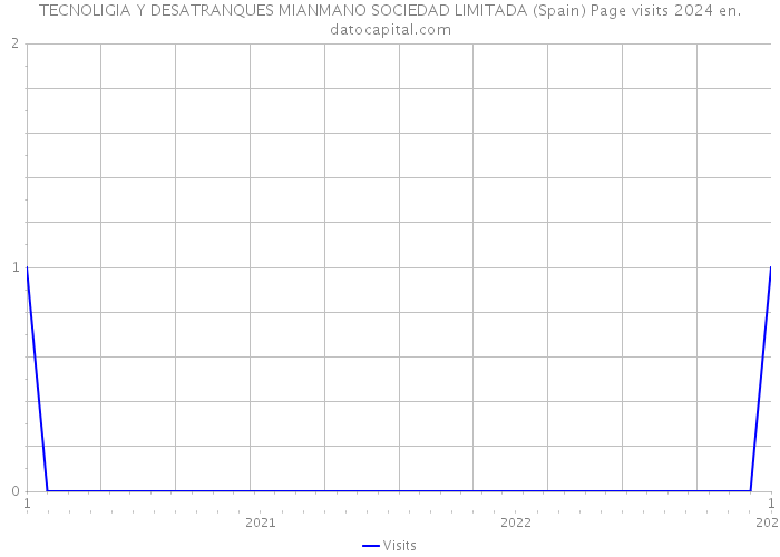 TECNOLIGIA Y DESATRANQUES MIANMANO SOCIEDAD LIMITADA (Spain) Page visits 2024 