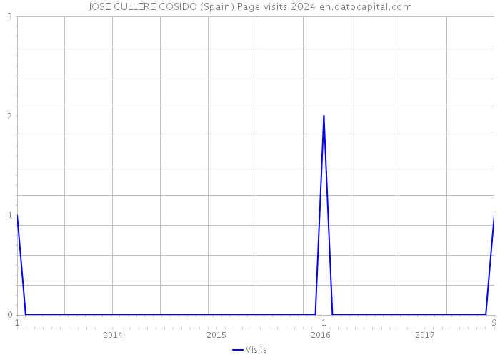 JOSE CULLERE COSIDO (Spain) Page visits 2024 