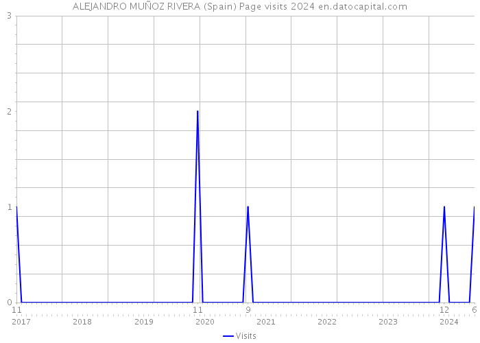 ALEJANDRO MUÑOZ RIVERA (Spain) Page visits 2024 