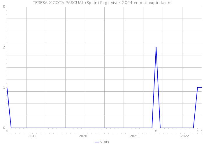 TERESA XICOTA PASCUAL (Spain) Page visits 2024 