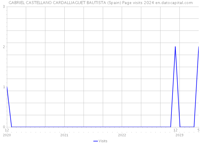 GABRIEL CASTELLANO CARDALLIAGUET BAUTISTA (Spain) Page visits 2024 