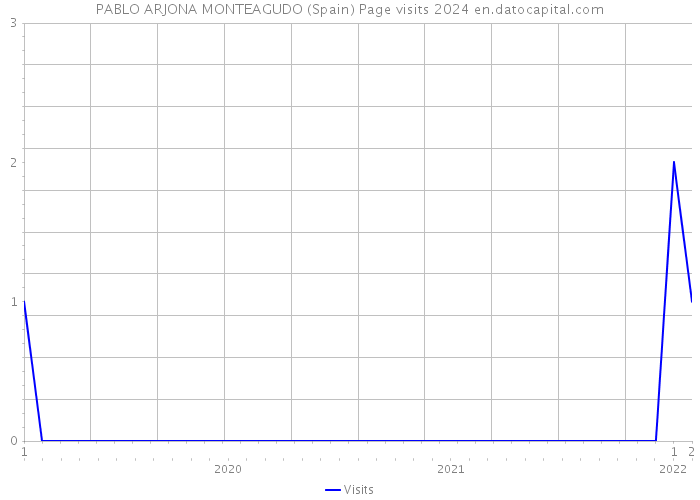 PABLO ARJONA MONTEAGUDO (Spain) Page visits 2024 