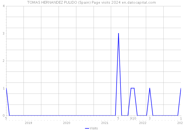 TOMAS HERNANDEZ PULIDO (Spain) Page visits 2024 