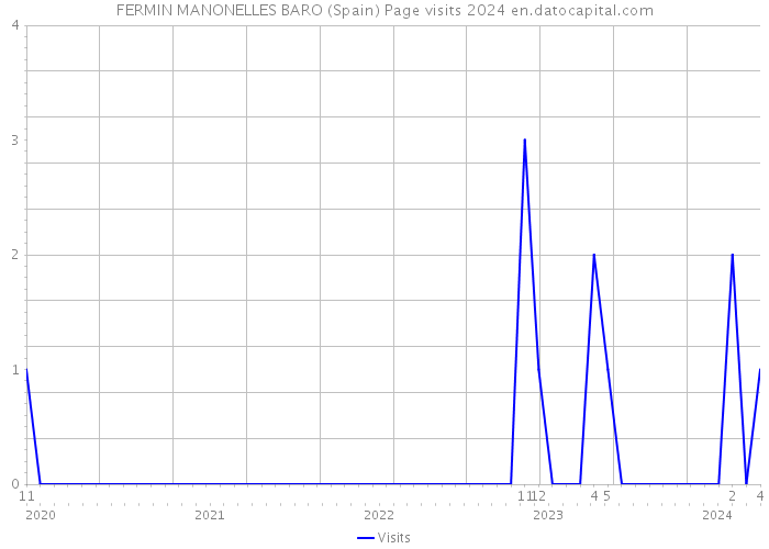 FERMIN MANONELLES BARO (Spain) Page visits 2024 