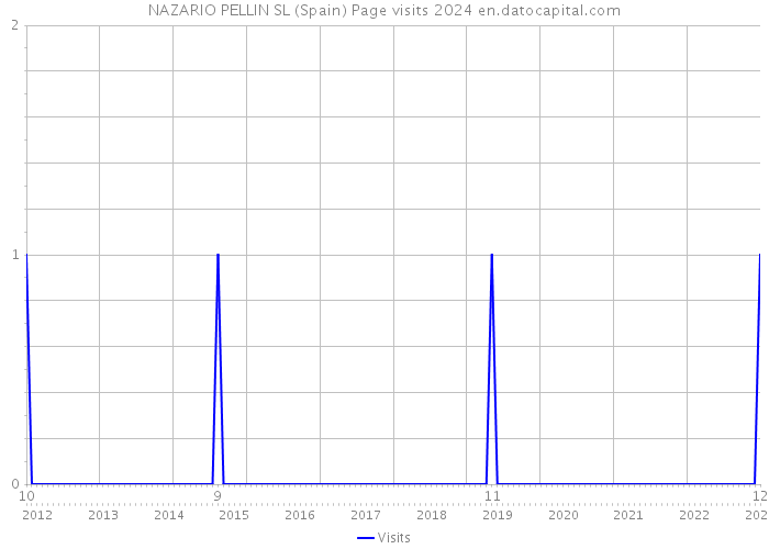 NAZARIO PELLIN SL (Spain) Page visits 2024 