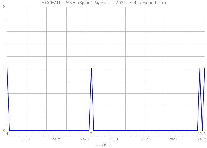 MOCHALIN PAVEL (Spain) Page visits 2024 