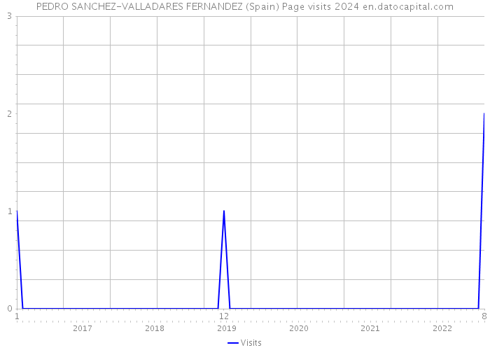PEDRO SANCHEZ-VALLADARES FERNANDEZ (Spain) Page visits 2024 