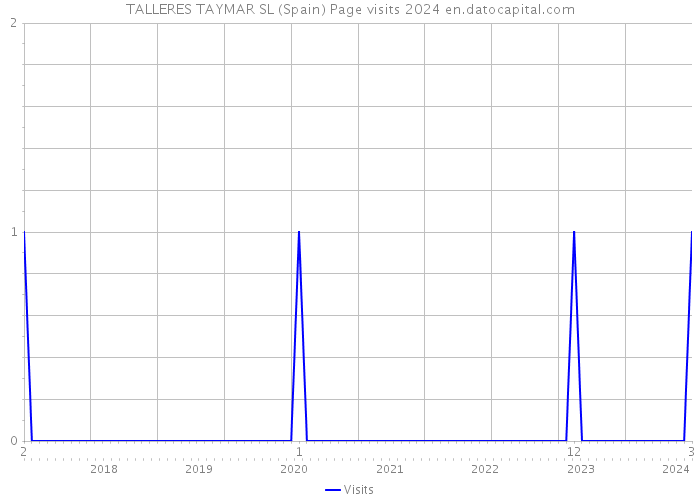 TALLERES TAYMAR SL (Spain) Page visits 2024 