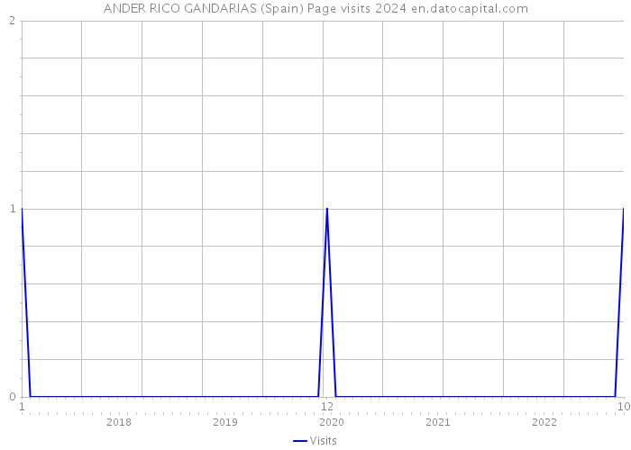 ANDER RICO GANDARIAS (Spain) Page visits 2024 