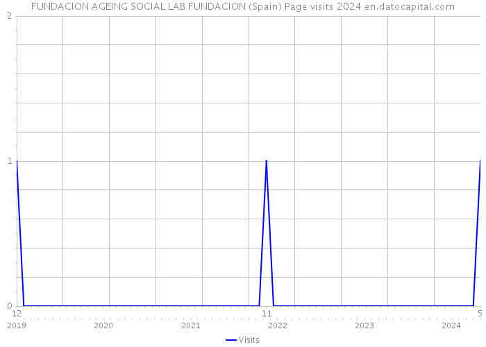 FUNDACION AGEING SOCIAL LAB FUNDACION (Spain) Page visits 2024 