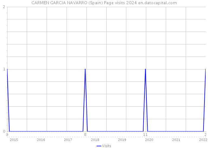 CARMEN GARCIA NAVARRO (Spain) Page visits 2024 