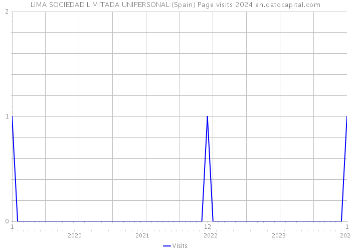 LIMA SOCIEDAD LIMITADA UNIPERSONAL (Spain) Page visits 2024 