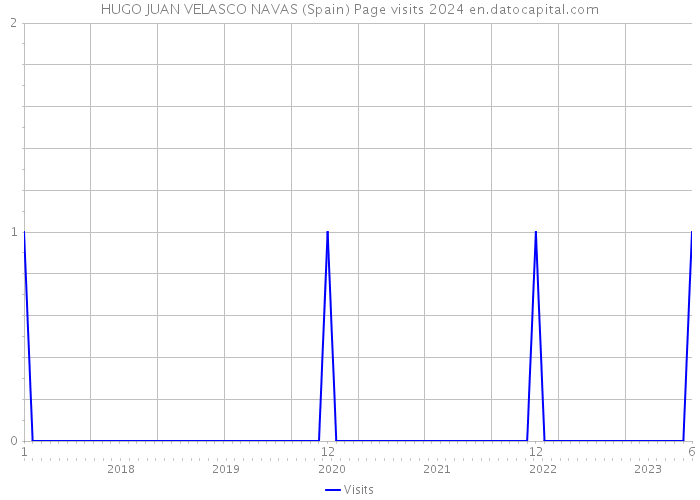 HUGO JUAN VELASCO NAVAS (Spain) Page visits 2024 