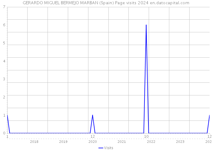 GERARDO MIGUEL BERMEJO MARBAN (Spain) Page visits 2024 