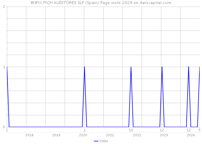 BNFIX PICH AUDITORES SLP (Spain) Page visits 2024 