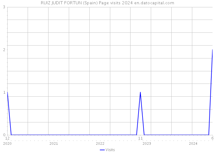 RUIZ JUDIT FORTUN (Spain) Page visits 2024 