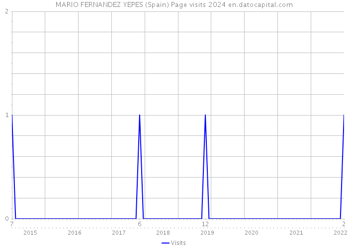 MARIO FERNANDEZ YEPES (Spain) Page visits 2024 