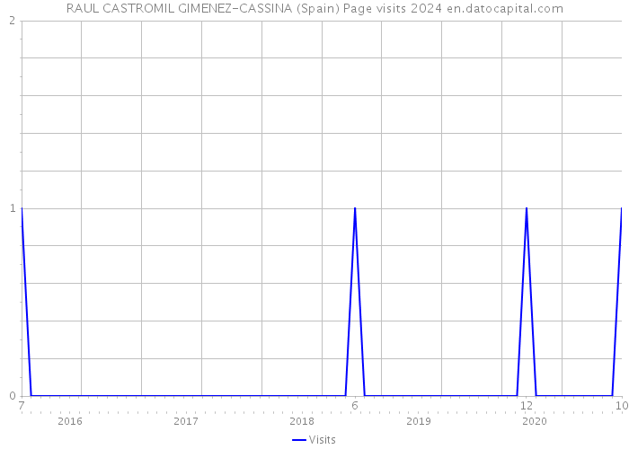 RAUL CASTROMIL GIMENEZ-CASSINA (Spain) Page visits 2024 