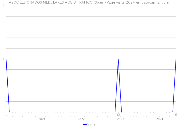 ASOC LESIONADOS MEDULARES ACCID TRAFICO (Spain) Page visits 2024 