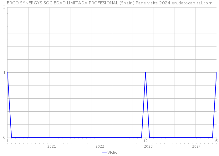 ERGO SYNERGYS SOCIEDAD LIMITADA PROFESIONAL (Spain) Page visits 2024 