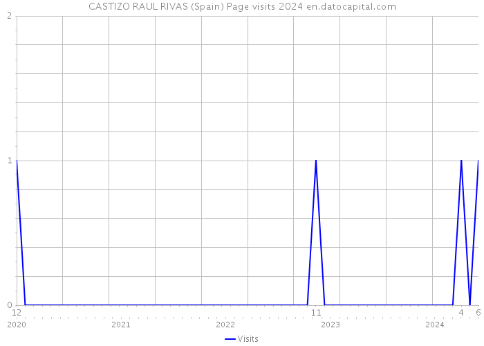 CASTIZO RAUL RIVAS (Spain) Page visits 2024 